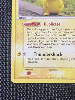 Ditto (Pikachu) 63/113 EX Delta Species Non-Holo Near Mint Pokemon TCG Card - Image 5