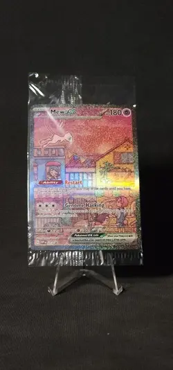 Pokemon Mew ex 053 Sv: Scarlet & Violet Promo Cards Holo Sealed - Image 1