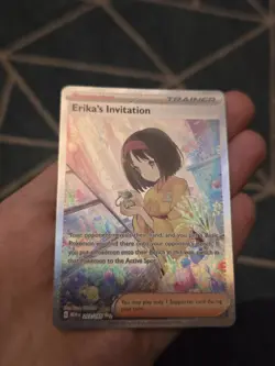 Pokemon TCG Card - 203/165 - Erika's Invitation - Scarlet & Violet 151 - Image 1