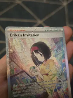 Pokemon TCG Card - 203/165 - Erika's Invitation - Scarlet & Violet 151 - Image 5