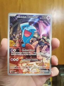 Team Rocket's Wobbuffet 203 Sv: Scarlet & Violet Promo Cards Holo - Image 1