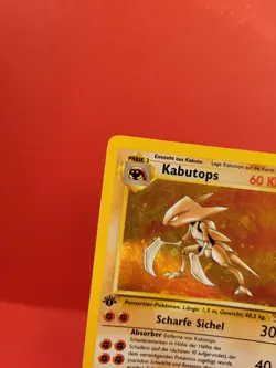 Pokemon Karte/card - Kabutops 9/62 - Fossil Holo - 1. Edition - Near Mint+ - Image 2