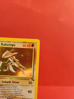 Pokemon Karte/card - Kabutops 9/62 - Fossil Holo - 1. Edition - Near Mint+ - Image 3