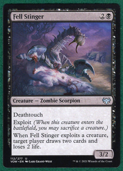 Fell Stinger - Innistrad: Crimson Vow #112 - Magic: The Gathering MTG Card - Image 1
