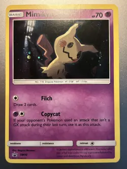 Pokemon Mimikyu SM99 Black Star Promo 2017 Holo Card - Image 1