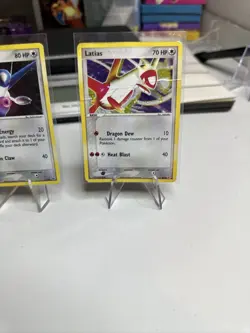 2004 Pokemon Cards Latios 2/10 & Latias 4/10 Holos EX Trainer Kit Vintage Holos - Image 3