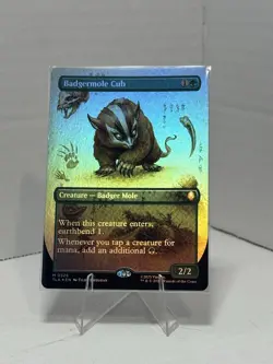 Badgermole Cub (Borderless) - Avatar: The Last Airbender NM MTG - Image 1