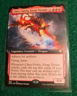 Chiss-Goria, Forge Tyrant (Extended Art) Commander: Phyrexia: All Will Be One... - Image 1