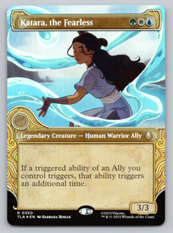 Katara. the Fearless Showcase FOIL - Avatar Last Airbender - MTG - Image 1