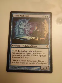 MTG Jace's Archivist Commander 2013 Regular MP x1 - Image 1
