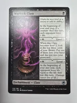 Warlock Class Adventures in the Forgotten Realms Regular Magic The Gathering - Image 1