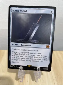 MTG Buster Sword Regular #0255 Final Fantasy FIN Mythic NM/M - Image 1