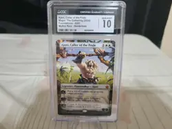 CGC 10 (GEM MINT) - Ajani, Caller of the Pride (Borderless) - 0357 Foundations - Image 1