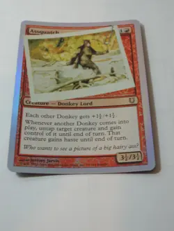 MTG - FOIL - Assquatch - Unhinged - NM - Image 3