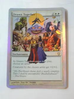 MTG - FOIL - Drawn Together - Unhinged - NM - Image 1