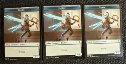 3x Faerie Tokens - NM Throne Of Eldrain MTG - Image 1