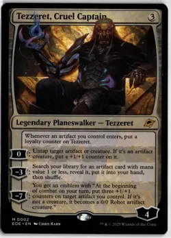Magic The Gathering #0002 Tezzeret, Cruel Captain - Edge Eternities - EOE - Image 1
