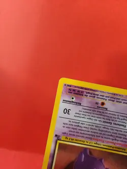 Pokemon Karte/card - Gengar 5/62 - Fossil Holo SWIRL 1. Edition DE - Excellent - Image 4