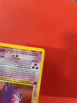 Pokemon Karte/card - Gengar 5/62 - Fossil Holo SWIRL 1. Edition DE - Excellent - Image 5