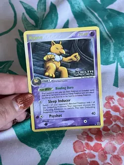 Pokemon TCG Hypno 23/113 EX Delta Species Stamped Holo Rare Moderately Played - Image 2