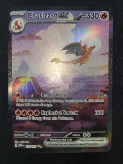 Pokemon Scarlett & Violet 151 Full Art Charizard, Charmeleon, Charmander NM - Image 5