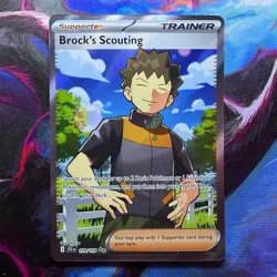 Pokemon TCG ‘Brock's Scouting 179/159’ Journey Together - Image 1