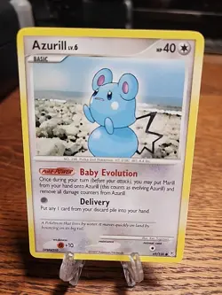 Azurill 69/130 Diamond and Pearl Regular 2007 LP Pokemon TCG - Image 1
