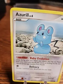 Azurill 69/130 Diamond and Pearl Regular 2007 LP Pokemon TCG - Image 2