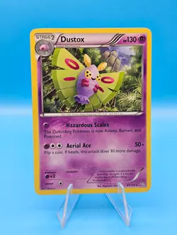 Dustox 47/124 Dragons Exalted Regular Holo Rare Pokemon TCG NM-/LP+ - Image 1