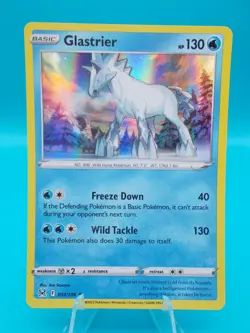 Glastrier 051/196 Swsh11: Lost Origin Pokemon TCG Holo Near Mint/Mint - Image 1