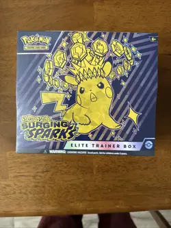 Pokemon TCG Surging Sparks Elite Trainer Box ETB NEW SEALED - Image 1