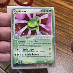 Cradily EX 90/95 Team Magma Vs Team Aqua Holo Pokemon TCG (Authentic, Excellent) - Image 1