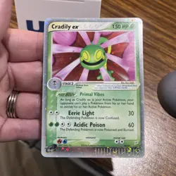 Cradily EX 90/95 Team Magma Vs Team Aqua Holo Pokemon TCG (Authentic, Excellent) - Image 3