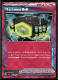 Pokemon - Maximum Belt 154/162 Temporal Forces NM - Image 1