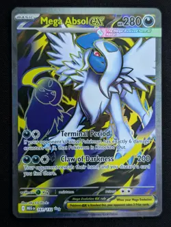 Mega Absol ex - 161/132 ME01: Mega Evolution Holo Pokemon TCG NM - Image 1