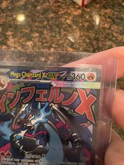 Mega Charizard X EX Full Art Promo MEP 023 Pokemon Phantasmal Flames - Image 3