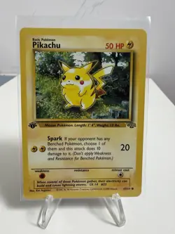 Pokemon TCG Pikachu Jungle 60/64 Regular 1st Edition Common NM - Image 1