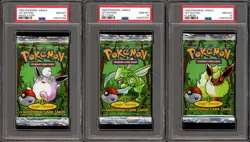 Pokemon 1999 Jungle 1st Edition Booster Pack Graded Sequential Set GEM MT PSA 10 - Image 1