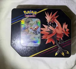 Pokemon TCG: Crown Zenith Tin Galarian Zapdos New - Factory Sealed 5 packs - Image 1