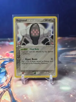 Pokemon TCG Registeel EX Holon Phantoms 29/110 Regular Rare LP - Image 1