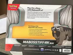 Pokemon TCG: Mabosstiff ex Box 4x Booster Packs & More NEW Factory Sealed - Image 2