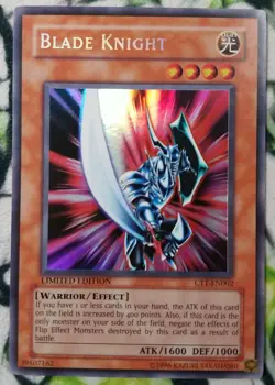 Blade Knight CT1-EN002 Secret Rare Limited Edition Yugioh NM Super Foil Misprint - Image 1