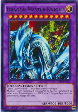 Yugioh! MP Dragon Master Knight - DPRP-EN012 - Rare - 1st Edition Moderately Pla - Image 1