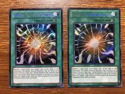 Yugioh - 2x Super Polymerization LCGX-EN101 & RYMP-EN029 - Secret Rare - LP/NM - Image 1