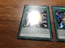 Yugioh - 2x Super Polymerization LCGX-EN101 & RYMP-EN029 - Secret Rare - LP/NM - Image 2