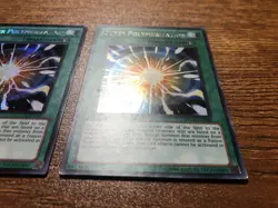 Yugioh - 2x Super Polymerization LCGX-EN101 & RYMP-EN029 - Secret Rare - LP/NM - Image 4