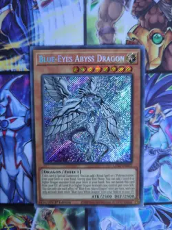 Yu-Gi-Oh x3 Blue-Eyes Abyss Dragon LDS2 - EN015 Secret Rare 1st Edition NM - Image 4