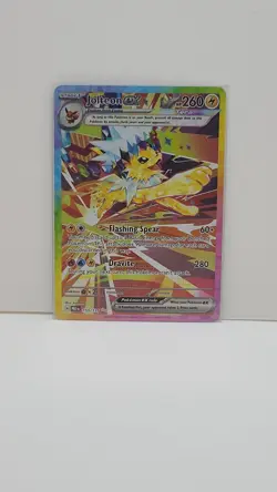 Pokemon TCG Jolteon EX Prismatic Evolutions Card 153/131 Fresh NM Condition - Image 1
