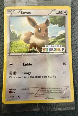 Pokemon Card Eevee Build a Bear Workshop Promo Ancient Origins 63/98 SEALED - Image 1