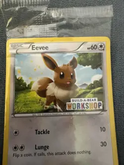 Pokemon Card Eevee Build a Bear Workshop Promo Ancient Origins 63/98 SEALED - Image 3
